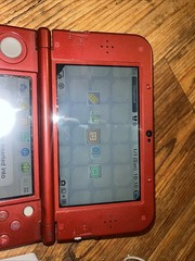 Nintendo New 3DS XL Red Console USA w/Charger + Stylus + Games ** READ ** Dead P