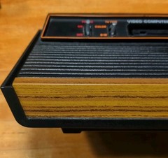 Atari 2600 RCA AV Mod with Controllers, 6 Games. Works Great!