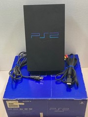 Sony PlayStation 2 PS2 Fat SCPH-30001 Console w/ Original Box & Cables For Parts