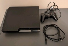 Sony PlayStation 3 Slim CECH-2001A Console Controller And Cords Tested & Working