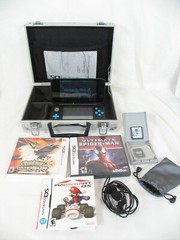 Nintendo 3DS Jan-001 Blue/Black W/ Pokémon Ultra Sun, Spiderman, Pet Shop & Dogs