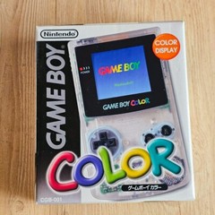 Game Boy Color Console Clear near mint Japan Nintendo CGB-01