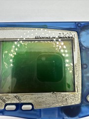 Bandai Wonderswan Clear Blue SW-001 for Parts or Repair