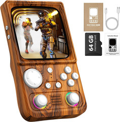 R36TMAX Retro Gaming Console, 4.0” IPS Screen, Retro Handheld Game Console 64GB