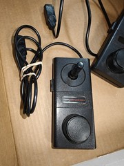 2 COLECO GEMINI Atari Game Controller Joystick DUEL COMMAND (Untested)