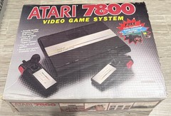 Atari 7800 Video Game Console in Original Box with original controllers + more