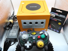 Nintendo GameCube Console Orange Spice Bundle RECAPPED, USA REGION