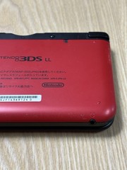 Nintendo 3DS LL Red Black Console Only Tested Working Japanese Version