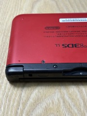 Nintendo 3DS LL Red Black Console Only Tested Working Japanese Version
