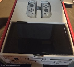 Nintendo Switch OLED Model HEG-001 Handheld Console – 64GB – White