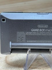 Nintendo Game Boy Micro OXY-001Silver Console Tested Working/No Charger