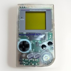 Restored Nintendo Game Boy (Grade A, Clear, DMG-01)