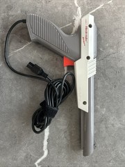 Nintendo NES Action Set Home Console – White/Gray Wth 2 Controllers and Gun