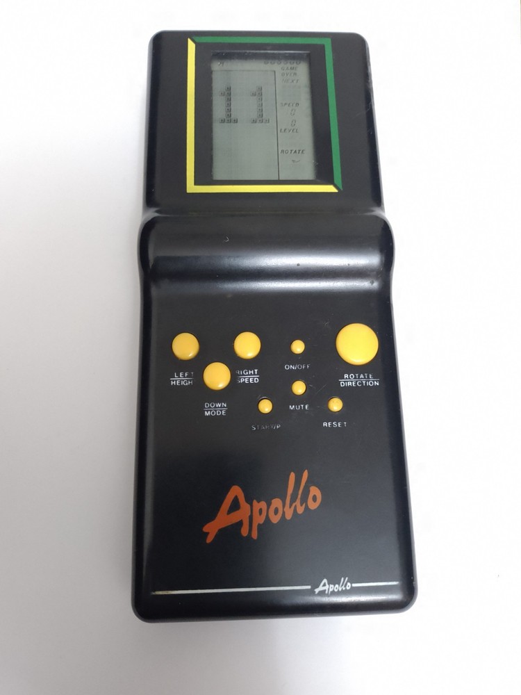 TESTED Apollo Brick Game Vintage 90’s Handheld Gaming Console retro black work