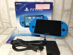 Sony PS Vita Aqua Blue PCH 2000 ZA23 Console BOX Charger 5