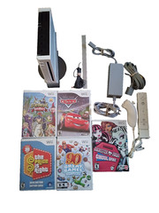 Nintendo Wii Bundle With Motion Plus Adapter & 5 Games