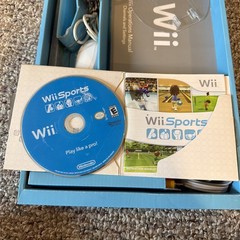 Nintendo Wii Console Wii Sports Bundle Complete in Box CIB RVL-001 White TESTED