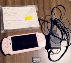SONY PlayStation Portable PSP 3000 ZP Blossom Pink Console Charger Memory Stick