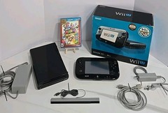 Nintendo Wii U 32GB Console Deluxe Set OEM Matching Serial #s Box + Mario 3D VGC