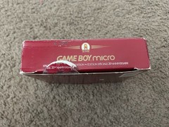 Nintendo Game Boy Micro 20th Anniversary Edition Handheld System in Box + Games