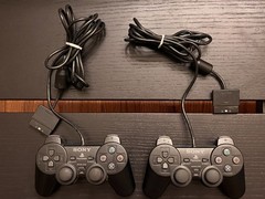 Sony PlayStation 2 slim console set, plus games