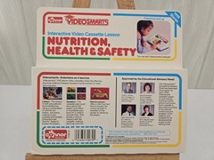 VTG 1986 Connor Videosmarts Learning Video Game VHS Tape Nutrition Heath Safety