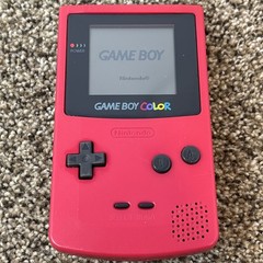 Nintendo Game Boy Color Handheld Game Console Pink Tested