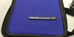 Nintendo GBA SP Gameboy AGS-001 Flame Red w/ Charger, Game, Case – Works Tested