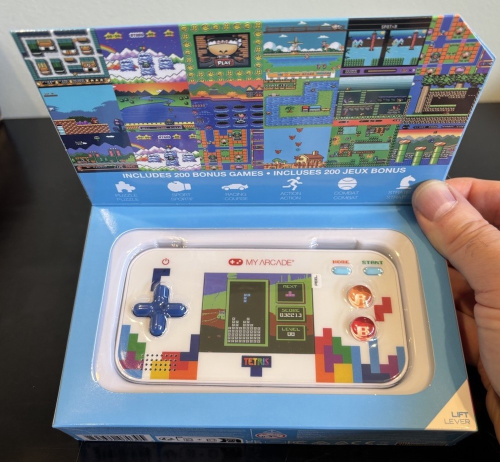 My Arcade Tetris Gamer V Portable Video Game System Handheld 201 Games 2.5″