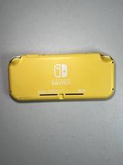 Nintendo Switch Lite Yellow Handheld Console (FOR PARTS/NOT WORKING) Blue Screen
