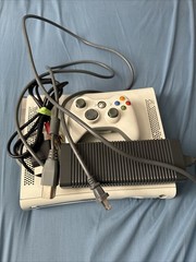 Xbox 360 Console | White | 120GB HDD | Xenon With Cables And Controls Tested