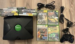 Original Microsoft Xbox Console Bundle 15 Games w/ Controller Tested Works