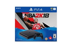 PlayStation 4 1TB Slim NBA 2K18 Bundle Edition Console Basketball Black Video
