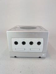OEM Nintendo GameCube DOL-101 Silver Console + Cords WORKS!