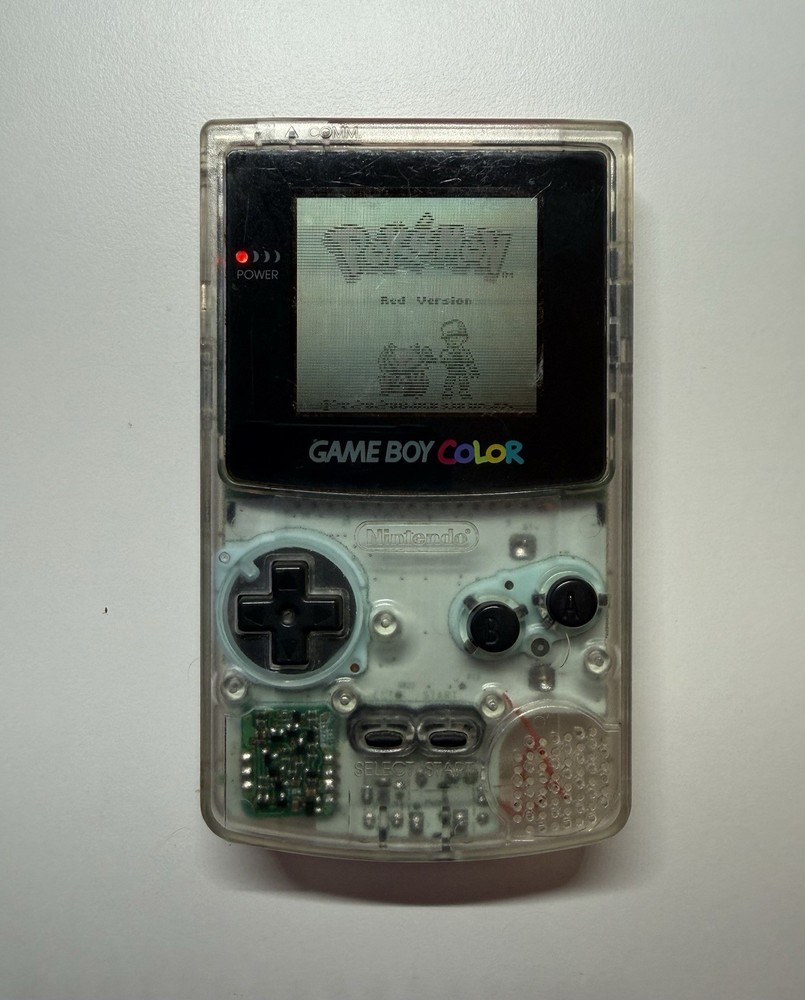 Nintendo Game Boy Color Clear CGB-001 (Tested working – no speaker)