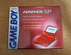 NEW Nintendo GameBoy Advance SP Flame Red *BEAUTIFUL BOX – Read Description*