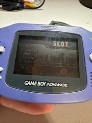 Nintendo Game Boy Advance Handheld System – Indigo AGB-001 Tested With Games