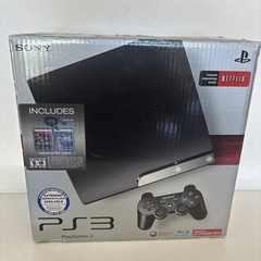 Sony PlayStation 3 Slim Console CECH-2001B 250GB Black with Controller, Box