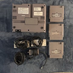 NES Nintendo Console Bundle All Hookups + 3 Games Tested Mario 1 &2, RC Pro AM