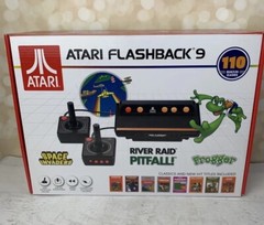 Atari Flashback 9 HDMI Retro Console Built-in Games 110 W 2 Controllers AtGames