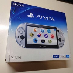 Mint SONY PlayStation PS Vita Wi-Fi PCH-2000 Silver New! Rare!