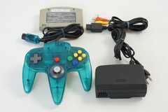 Nintendo 64 Clear Blue Console FREE Shipping NUS-001 Tested System -NTSC-J- 1797