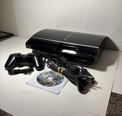 Sony PlayStation 3 PS3 Fat Backwards Compatible CECHE01 80GB Controller Tested