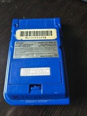 Nintendo Game Boy Pocket MGB-001 Blue Handheld Console System Tested with games