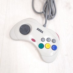 Sega Saturn Console White Bundle with 2 Controllers 5 Games Gundam V. Fighter