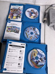 Nintendo Wii U 32GB Console Black W/ 3 Games Super Smash Bros Pokken Tournament