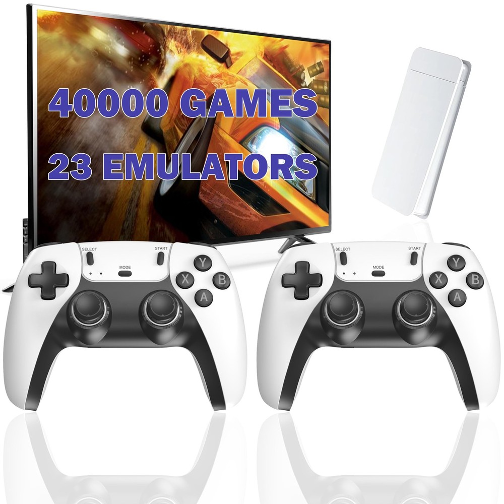 Wireless Retro Game Console Stick with 40000+ Games, Video Game Console 23+ E…