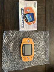 Nintendo Game Boy Advance AGB-001 Orange Japan Import Work Tested In Box JP