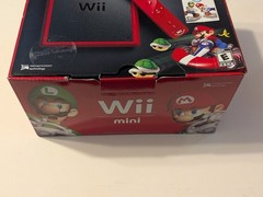Wii Mini Bundle: Mario Kart – Red (Nintendo Wii Mini) No Game/controllers
