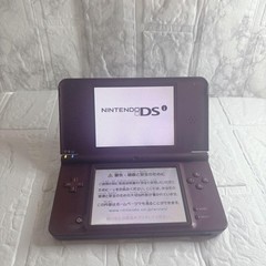 Nintendo DSi LL Wine Red Console Tested Working Flipnote Studio Japan